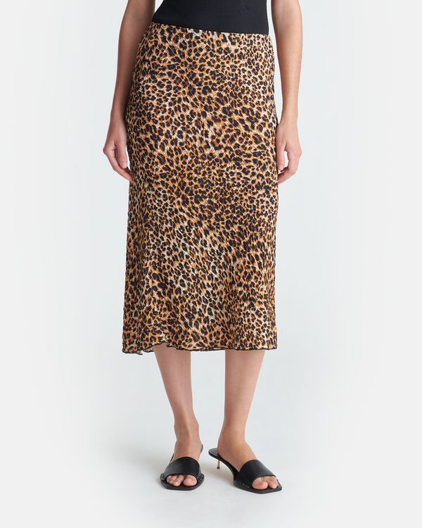 Nanushka Zarina - Printed Midi Skirt - Ocelot