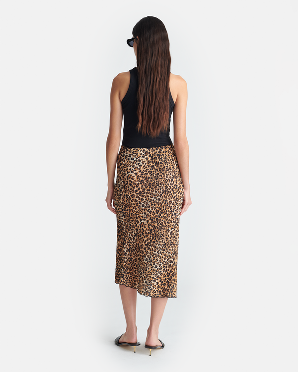 Nanushka Zarina - Printed Midi Skirt - Ocelot