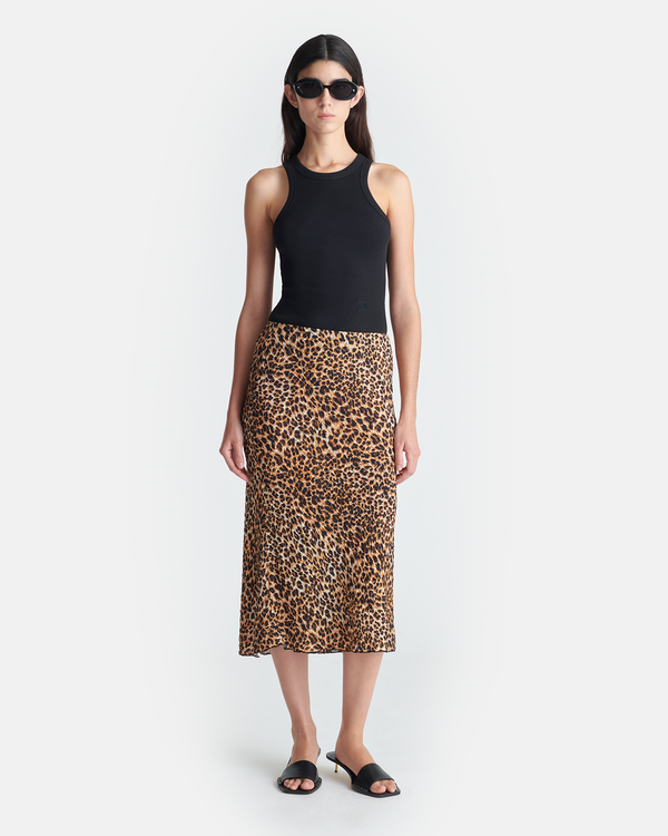 nanushka Zarina - Printed Midi Skirt - Ocelot