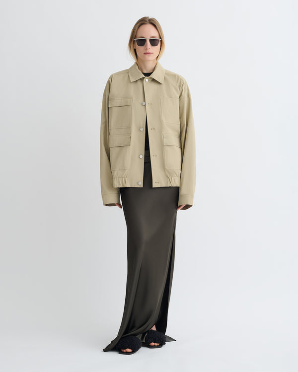 Nanushka Zubin - Tech Twill Jacket - Pebble