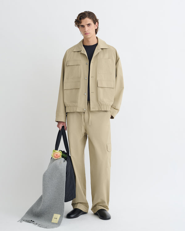 Nanushka Zubin - Tech Twill Jacket - Pebble