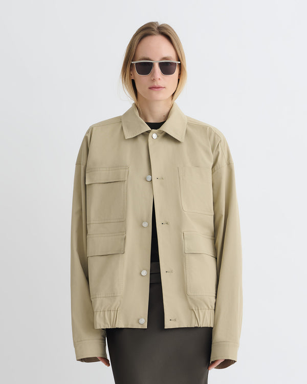 Nanushka Zubin - Tech Twill Jacket - Pebble