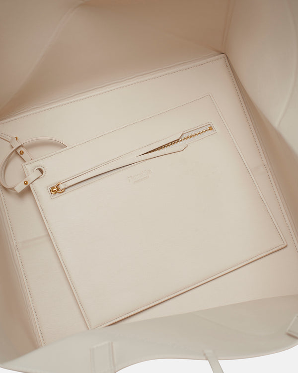 Nanushka Origami Tote Large - Alt-Nappa Tote - Off White