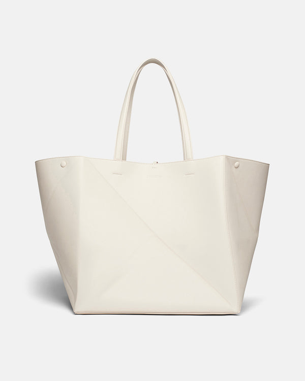 nanushka Origami Tote Large - Alt-Nappa Tote - Off White