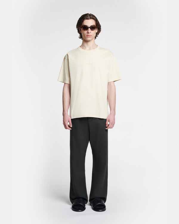 Nanushka Reece - Embroidered Cotton-Jersey T-Shirt - Shell