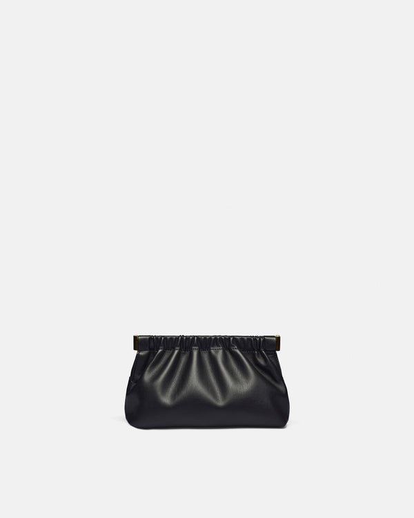 nanushka THE BAR CLUTH MINI - Alt-nappa mini clutch - Black - Nanushka