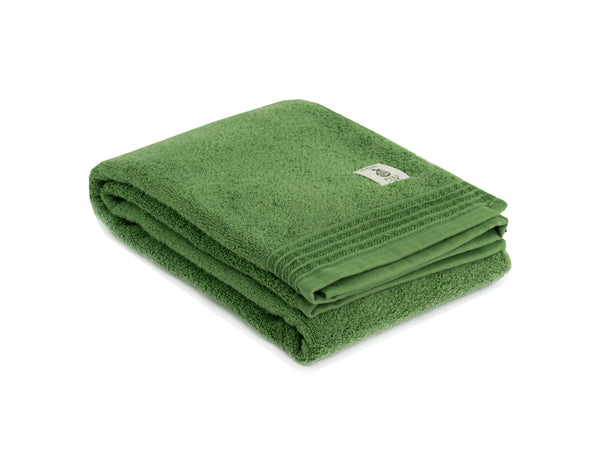 nat 2 Fukuroya thies 1856 ® x Fukuroya Nokori Fuku Bath Towel Matcha dyed green L