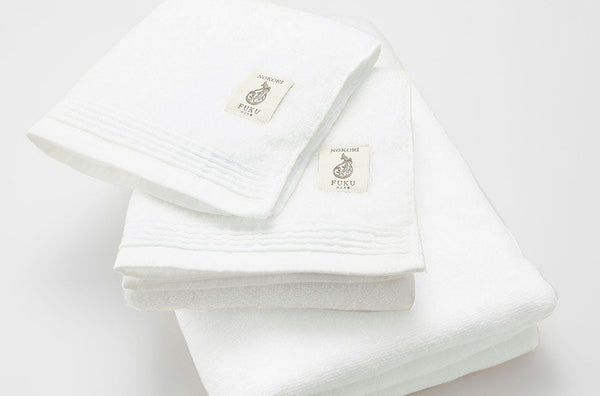 Nat 2 Fukuroya Thies 1856 ® X Fukuroya Nokori Fuku Face Towel Pure Natural Undyed White M