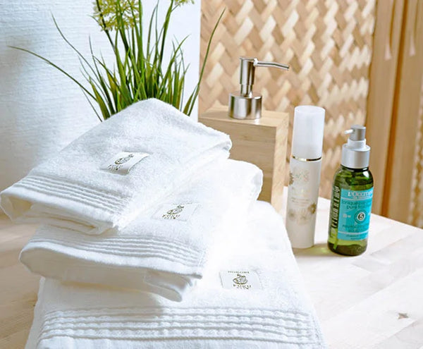 Nat 2 Fukuroya Thies 1856 ® X Fukuroya Nokori Fuku Face Towel Pure Natural Undyed White M