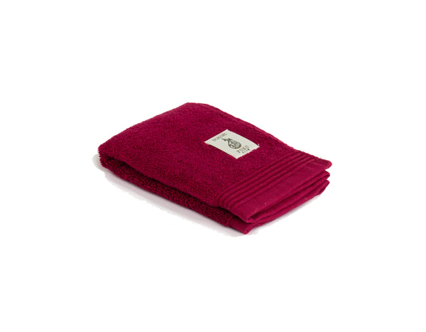 nat 2 Fukuroya thies 1856 ® x Fukuroya Nokori Fuku Hand Towel Red Wine dyed bordeaux S