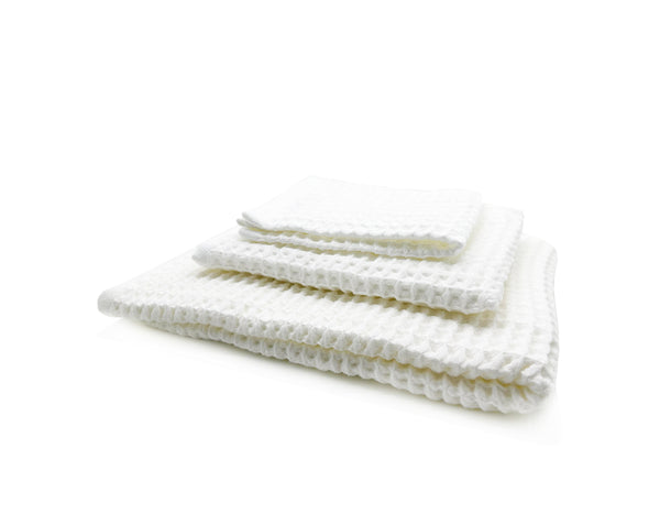 nat 2 Fukuroya thies 1856 ® x Fukuroya Washi Matou Waffle Towels Neri white S M L