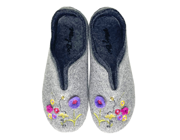 Nat 2 MayBe MayBe ® Flowers & Bees Booty Vegan Light Grey