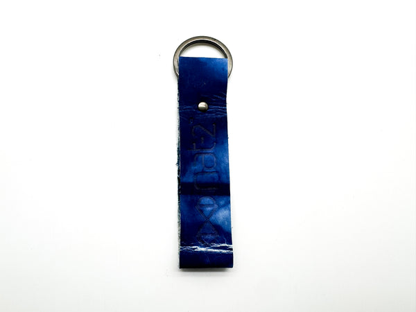 Nat 2 Nat-2 Nat-2™ Leather Keychain Indigo