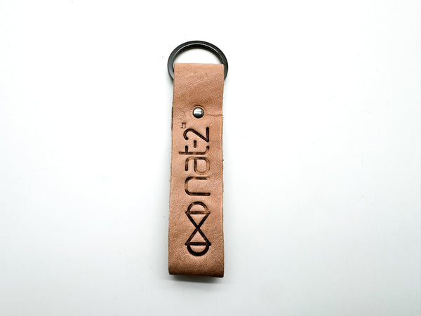 Nat 2 Nat-2 Nat-2™ Leather Keychain Red Wine