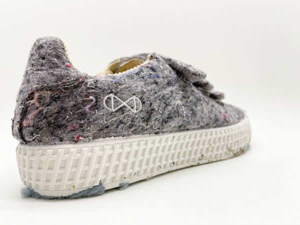 Nat 2 Nat-2 Nat-2™ Mover Low Velcro Grey Vegan Aus Recycelten Textilien