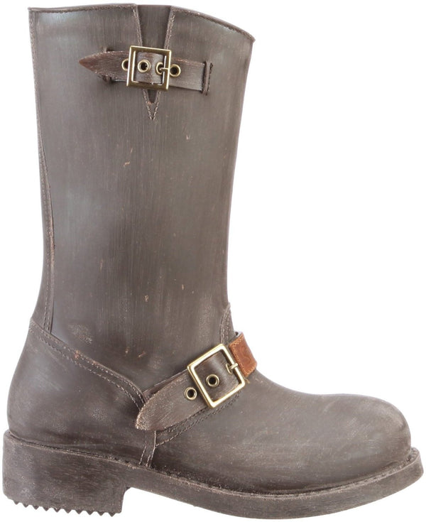 Nat 2 Nat-2 Nat-2™ Rugged Prime Biker Grey Brown | 100% Waterproof Rainboots
