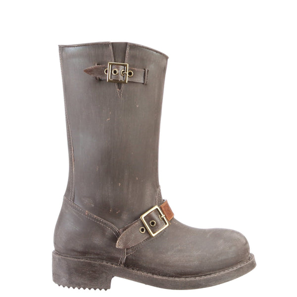 nat 2 nat-2 nat-2™ Rugged Prime Biker grey brown | 100% waterproof rainboots