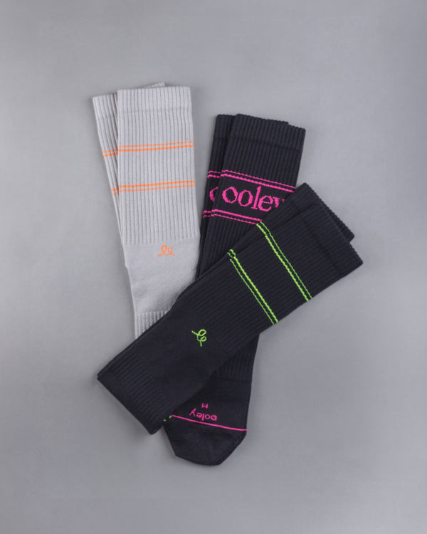 Nat 2 Ooley Ooley Pastel Neon - Silver Flamingo