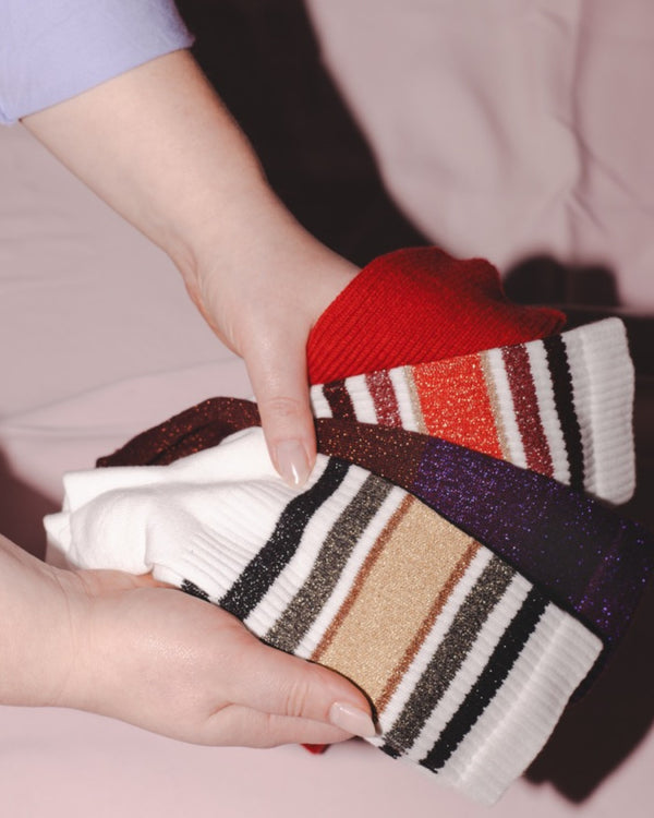 Nat 2 Ooley Ooley Sporty Glitter - Chilly Red