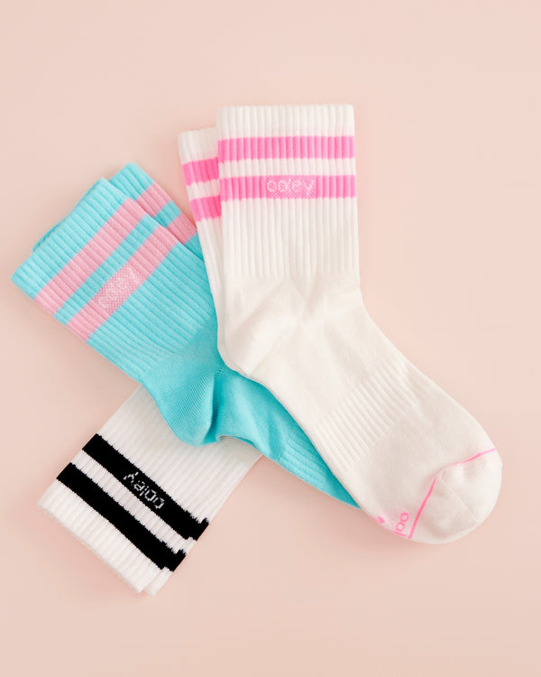 Nat 2 Ooley Ooley Streetmood Light - White Neon Pink