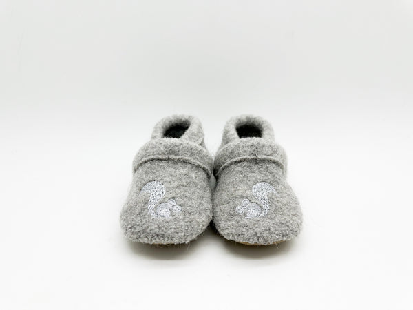 Nat 2 Thies Thies 1856 ® Baby Alpaca Booties Grey