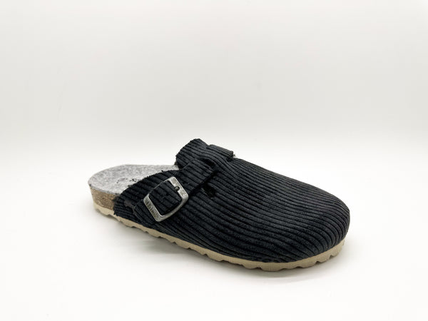Nat 2 Thies Thies 1856 ® Eco Cord Clog Vegan Smoke