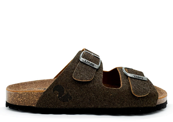 nat 2 thies thies 1856 ® Eco Palm Sandal dark palm