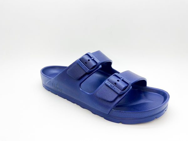 Nat 2 Thies Thies 1856 ® Ecofoam Sandal Vegan Navy