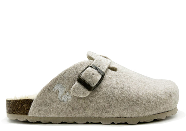 nat 2 thies thies 1856 ® Recycled Wool Clog beige
