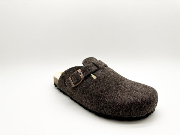 Nat 2 Thies Thies 1856 ® Recycled Wool Clog Marron