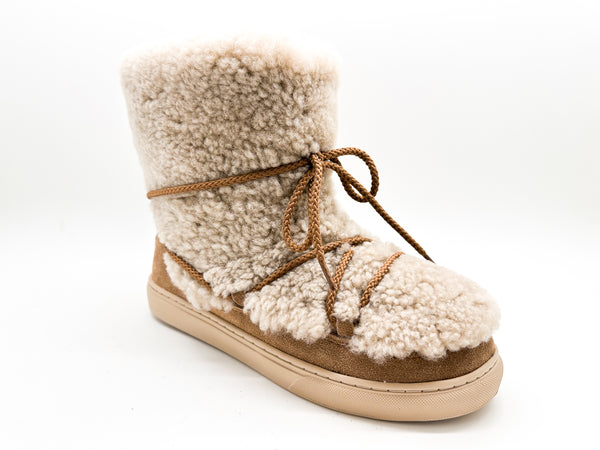 Nat 2 Thies Thies 1856 ® Sheep Lace Boots Cashew