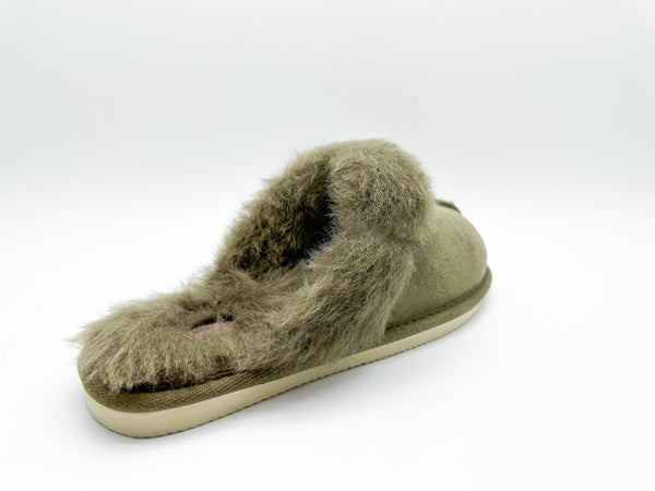 Nat 2 Thies Thies 1856 ® Sheepskin Slipper Olive