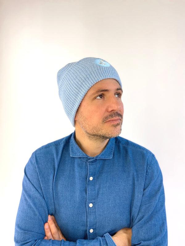 Nat 2 Thies Thies Eco Wool Beanie Blue Fog