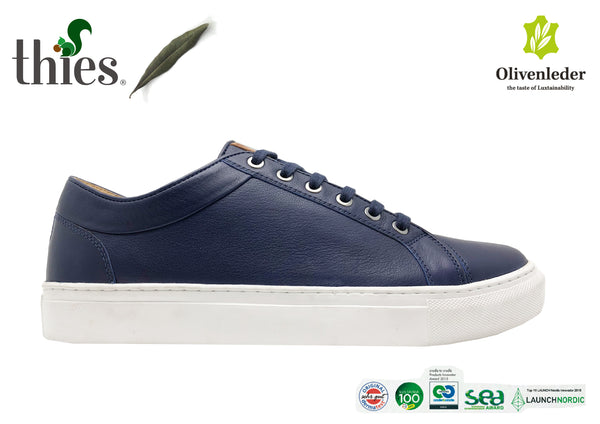 Nat 2 Thies Thies ® Olivenleder ® Sneakers Navy