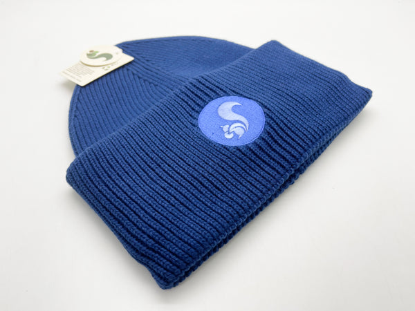 Nat 2 Thies Thies Vegan Organic Beanie State Blue