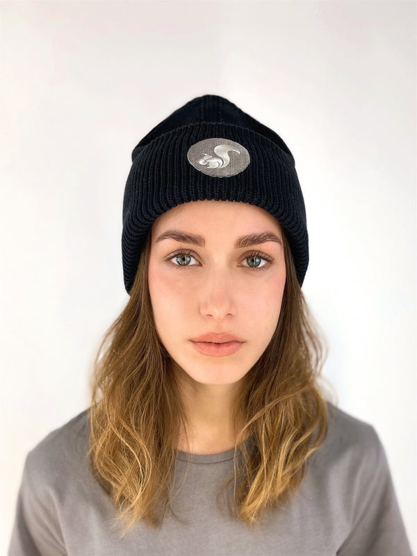 nat 2 thies thies vegan Recycled Beanie dark grey