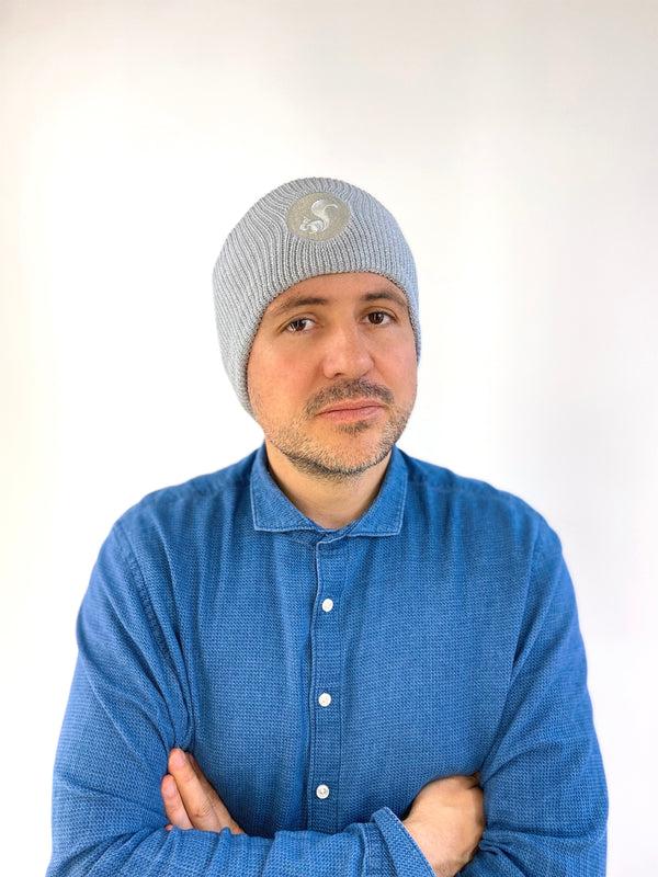 Nat 2 Thies Thies Vegan Recycled Beanie Light Grey