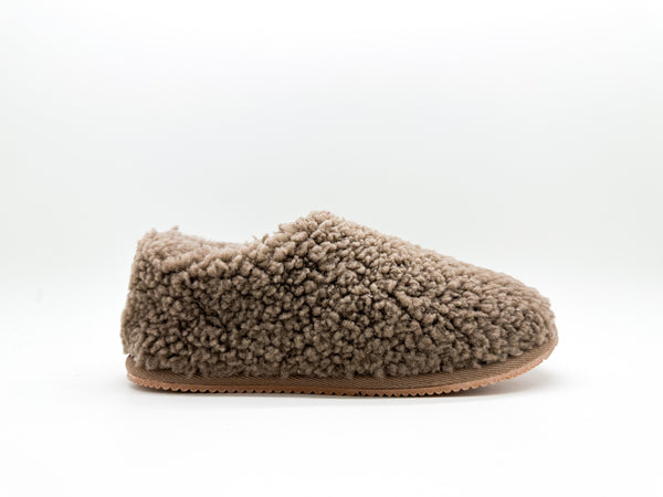 Nat 2 Thies Thies 1856 ® Cozy Sheep Low Slipper Boots Elephant Grey