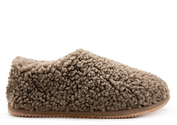 nat 2 thies thies 1856 ® Cozy Sheep Low Slipper Boots elephant grey