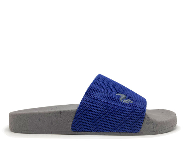 nat 2 thies thies 1856 ® Eco Beach Slide vegan blue grey