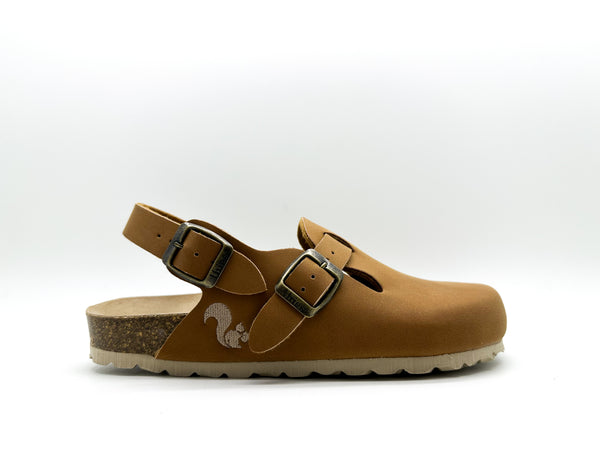 Nat 2 Thies Thies 1856 ® Eco Bio Backstrap Clog Vegan Caramel