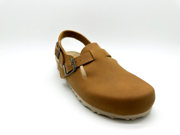 Nat 2 Thies Thies 1856 ® Eco Bio Backstrap Clog Vegan Caramel