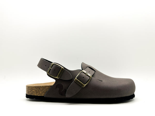 Nat 2 Thies Thies 1856 ® Eco Bio Backstrap Clog Vegan Mocca