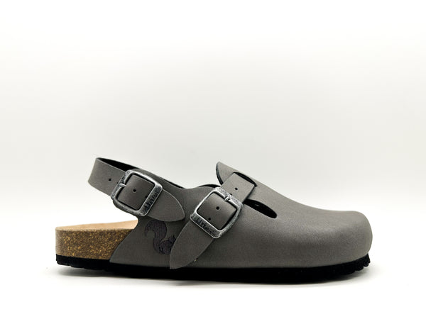 Nat 2 Thies Thies 1856 ® Eco Bio Backstrap Clog Vegan Stonehenge