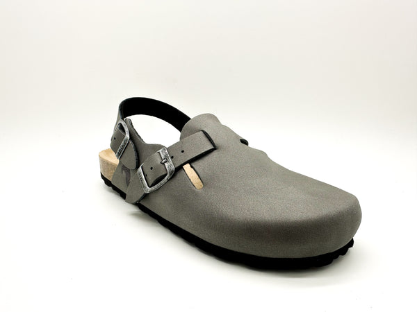 Nat 2 Thies Thies 1856 ® Eco Bio Backstrap Clog Vegan Stonehenge