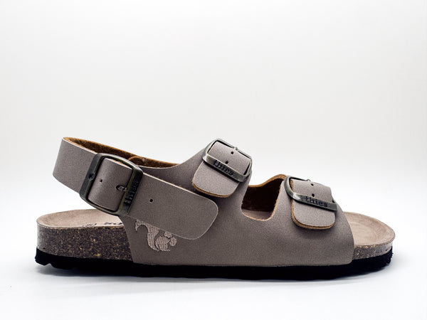 Nat 2 Thies Thies 1856 ® Eco Bio Backstrap Sandal Vegan Elephant Grey