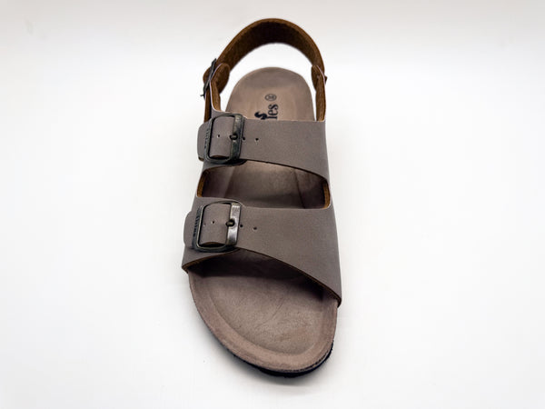 Nat 2 Thies Thies 1856 ® Eco Bio Backstrap Sandal Vegan Elephant Grey