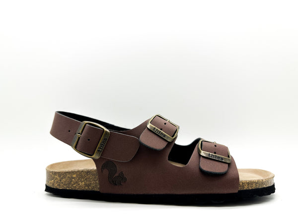 Nat 2 Thies Thies 1856 ® Eco Bio Backstrap Sandal Vegan Chocolate