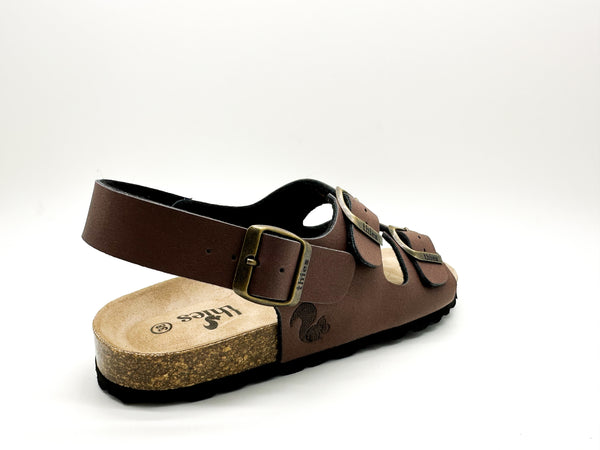 Nat 2 Thies Thies 1856 ® Eco Bio Backstrap Sandal Vegan Chocolate