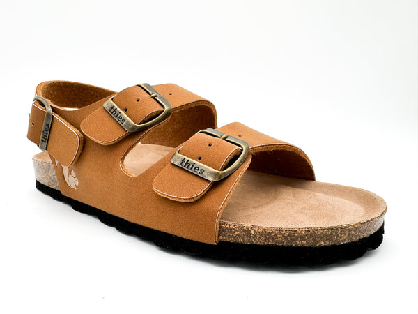 Nat 2 Thies Thies 1856 ® Eco Bio Backstrap Sandal Vegan Caramel